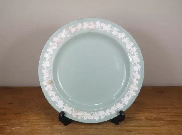Green Wedgwood of Etruria and Barlaston Queens Ware 20.5cm Plate RARE