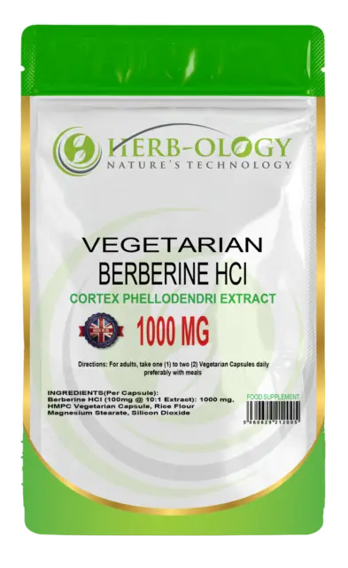 Berberine 1000mg Capsules Supplement HCL Amazing Extract Premium Quality