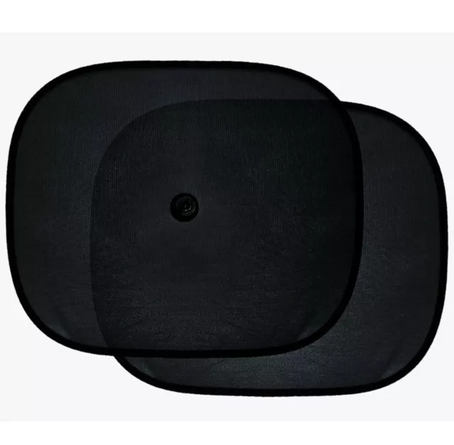 2 x Parasol para ventana de coche bebé tapón malla negra persianas visera cubierta protectora perro