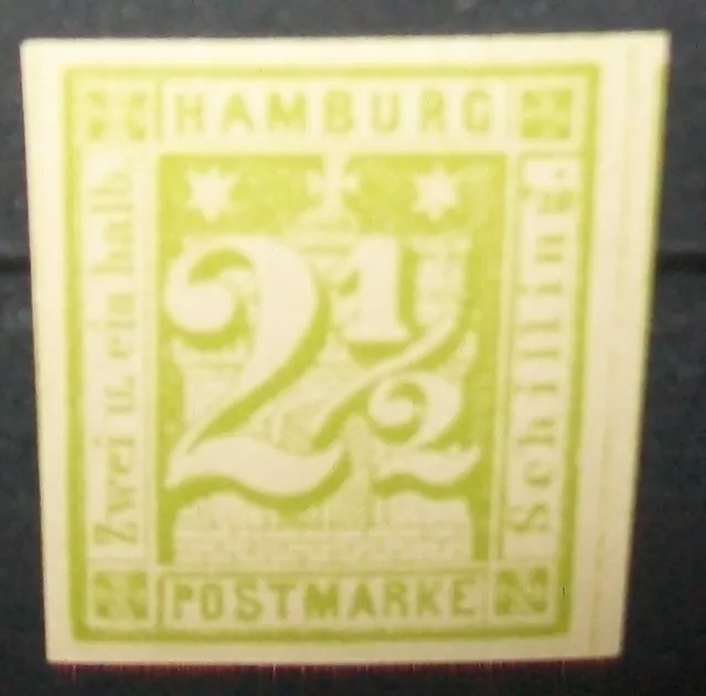 N°601H STAMP OLD GERMANY HAMBURG NEW WITHOUT FOLD Aus