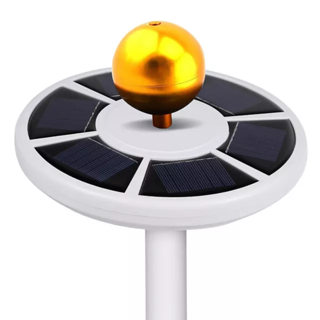 Deluxe Solar Powered Flag Pole Light Night Light Auto Active Super Bright