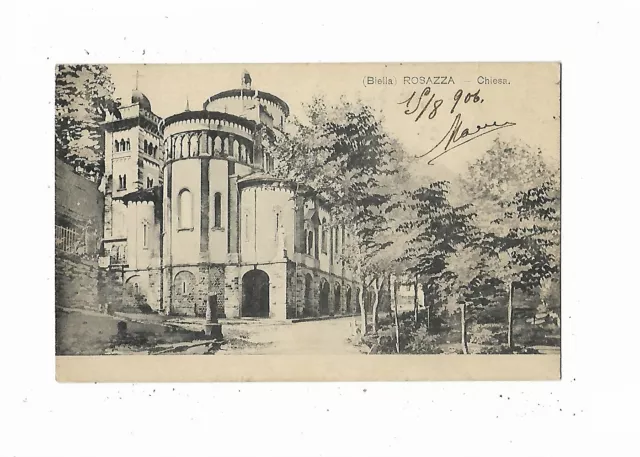 BIELLA (161) - ROSAZZA, Chiesa - Fp/Vg 1906