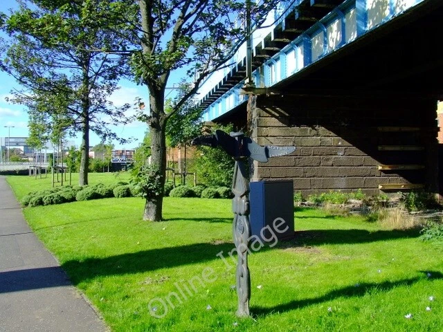 Photo 6x4 Railway bridge over the Kelvin Partick Carries the line from Ex c2010