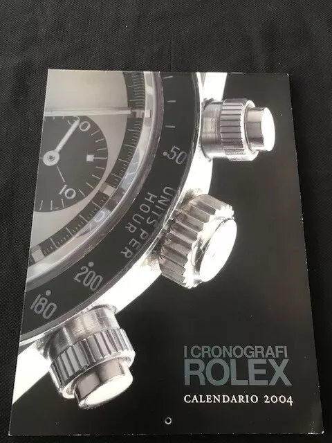 Watch calendar / Calendrier ROLEX 2004 16 pages en italien