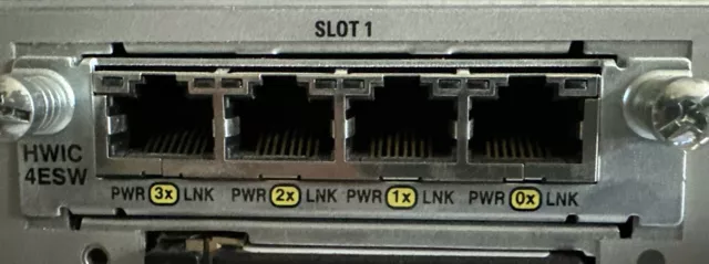 Cisco HWIC-4ESW Cisco 4-Port Fast Ethernet Network Module