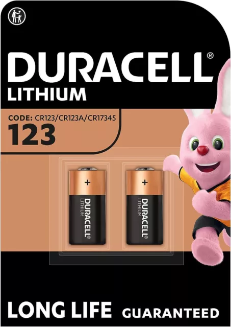 Duracell Procell CR123 piles au lithium, 10 pièces