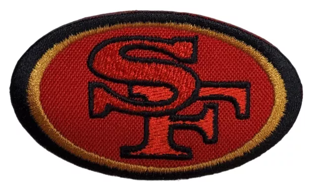 San Francisco 49ers NFL Logo Super Bowl NFL Football Embroidered Iron On  Patch