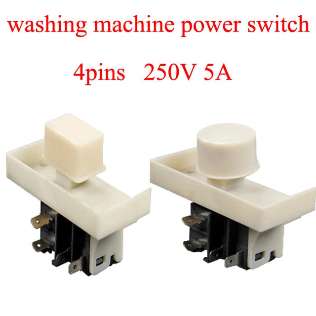 UNIVERSAL 4PINS WASHING Machine Power On/Off Switch DK-18G For Haier ...