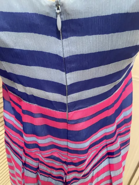 ASO BLAIR WALDORF Nanette Lepore Stripe Dress 6 $85.00 - PicClick