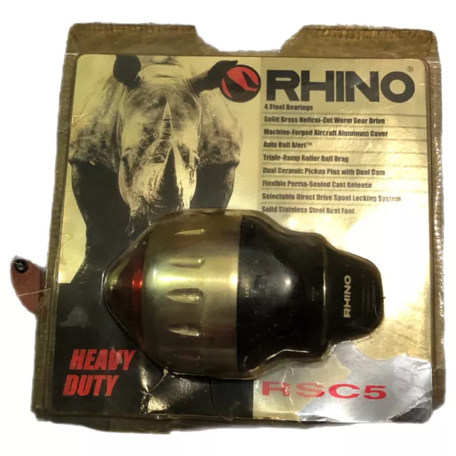 ZEBCO SPINNING FISHING Reel - Model Rhino Rsc-5 - Clean & Works