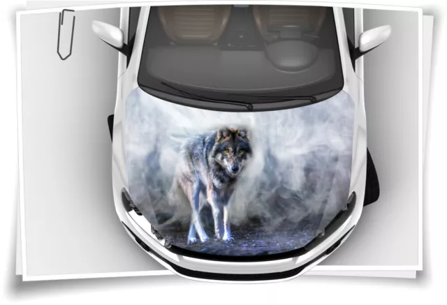 Wolf Mond Nacht Hund Motorhaube Auto-Aufkleber Steinschlag-Schutz-Folie  Airbrush Tuning – Medianlux-Shop