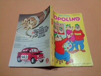Topolino N° 797 Originale Mondadori Disney Ottimo 1971 Bollini+Cedola