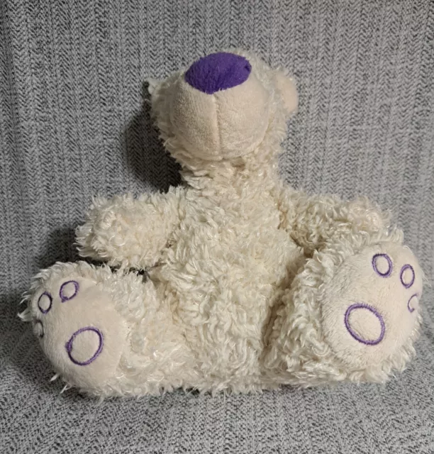 7" White Polar Bear Sitting Soft Plush Toy Sportswift Cuddles Collection 3