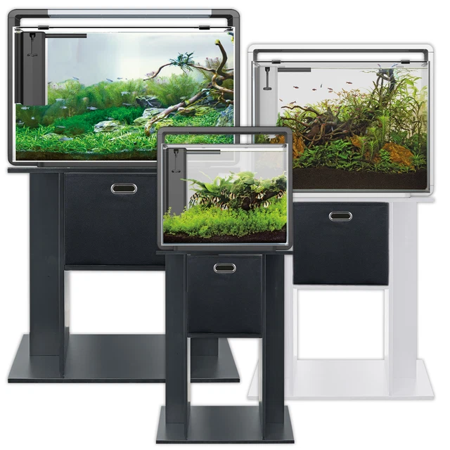 Superfish Home Aquarium & Stand Filter Pump LED Lighting Easy Setup Fish Tank