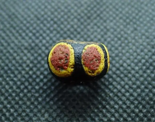 Perle Verre Ancien Afrique Mali Ancient Islamic Eyed Glass Bead Africa No Roman