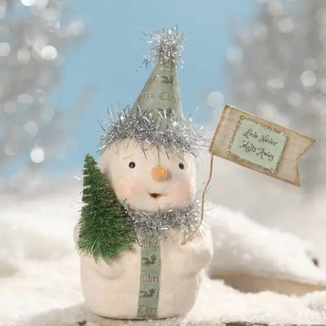 Bethany Lowe Michelle Allen The Littlest Snowman Christmas Winter Figure Love
