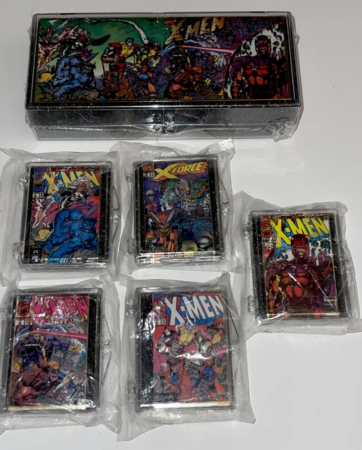6 Planet Studios X-Men Ltd.Edition Comic Cover Pins:1 Signed-See Description****