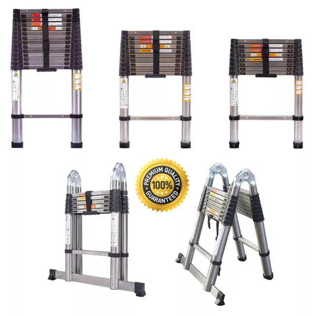 Telescopic loft ladder extendable collapsible step ladders securing bolt 2.6M-5M