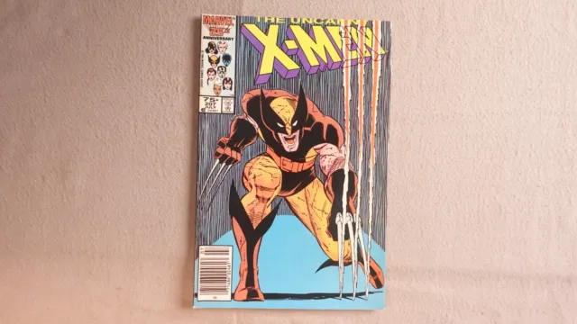 Uncanny X-Men #207 Newsstand Iconic cover by John Romita Jr Marvel Comics 1986