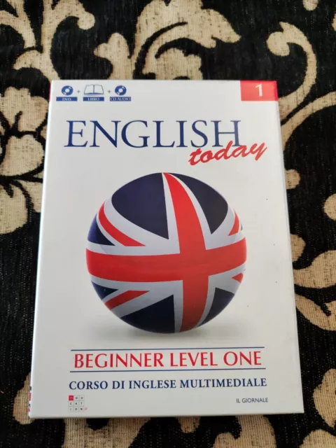 BOOK LIBRO ENGLISH TODAY 1 beginner level one corso di inglese IL GIORNALE  sc156 EUR 12,00 - PicClick IT