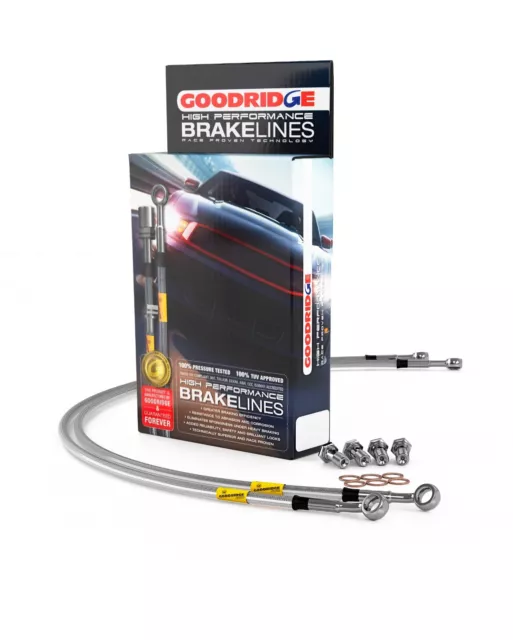 Goodridge For 04 - 08 Acura TL wManual Trans Brembo Brakes Brake Line Kit 20106