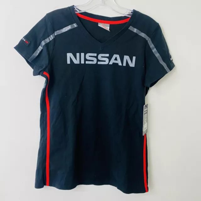 BNWT Official Nismo Nissan Motorsport Shirt Womens Size 12 Black Red