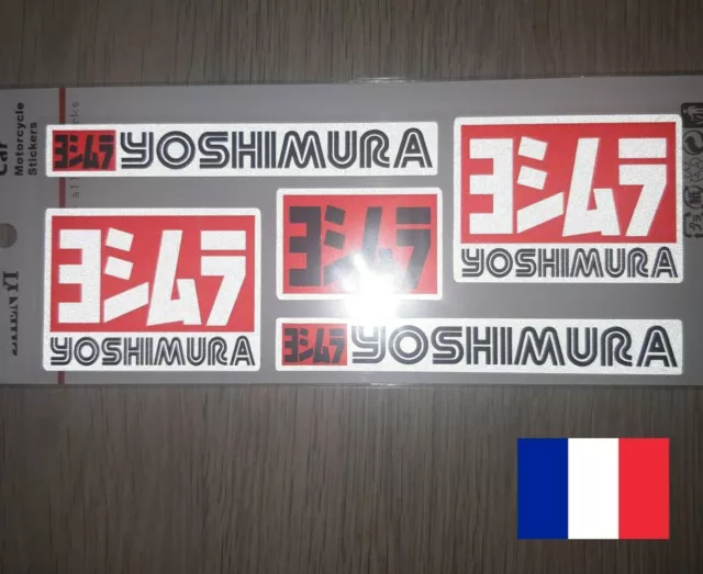 Autocollant YOSHIMURA REFLECHISSANT MOTO CARENAGE  REF18 stickers