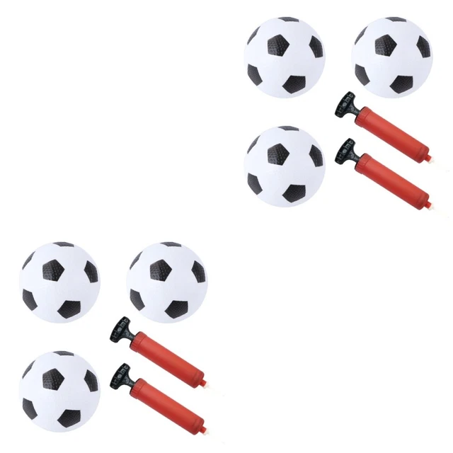 2x Rubber Balls Plastic Balls Toddler Soccer Football Toy