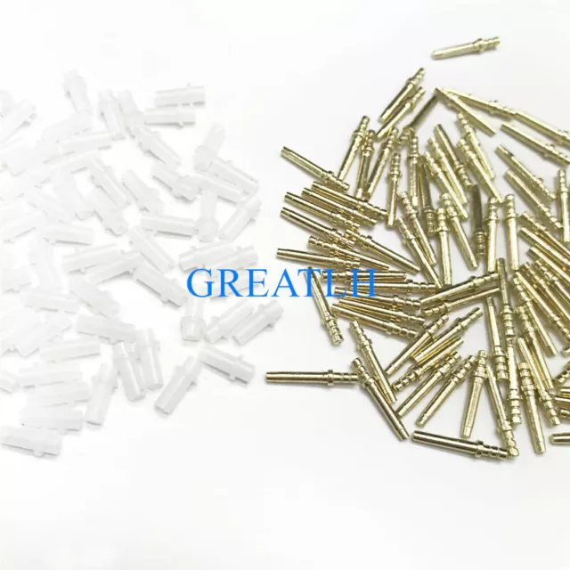 16mm Dental Brass Single PIN WITH White SLEEVES Medium Dental Lab Pins 1000/set