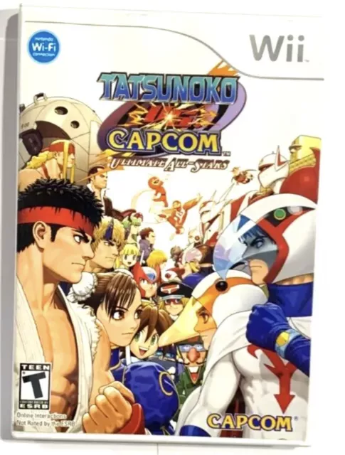 Tatsunoko vs. Capcom: Ultimate All Stars Nintendo Wii Case Manual Only No Game