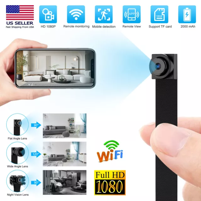 1080P 4k HD Wireless Mini WIFI Screw Hidden Nanny Spy DIY Camera Pinhole DVR Cam