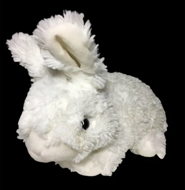 Gund White Bunny Rabbit Plush Fluffy Stuffed Animal 12" Soft Toy