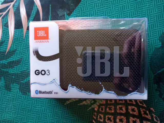 JBL Go 3 Bluetooth Haut-parleur sans Fil - Noir (JBLGO3BLK)