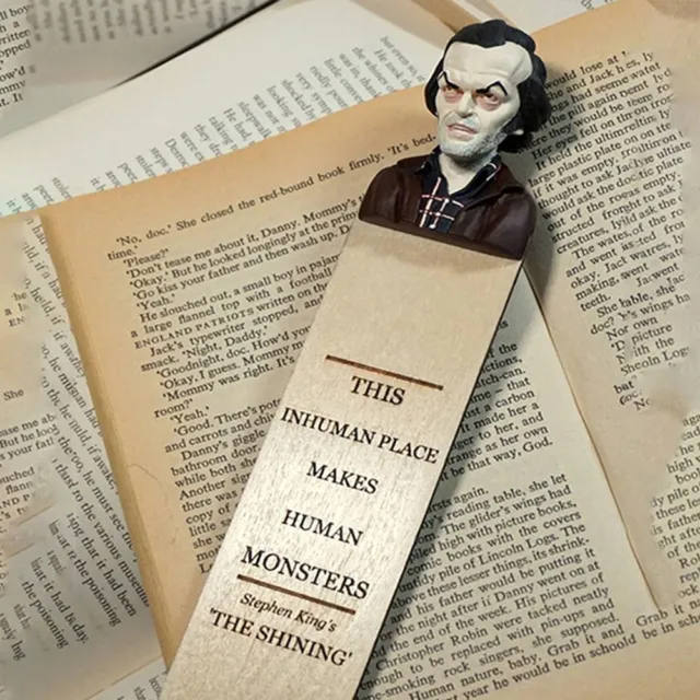 Best Gift For Horror Fiction Fans Resin Reading Bookmarks 3D Horror Bookmarks