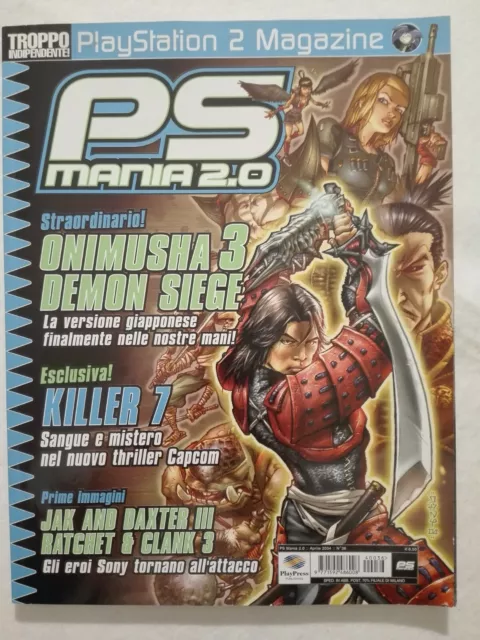 Rivista Ps Mania 2.0 Num. 36 Aprile 2004 + Megaposter Final Fantasy X2 - Edicola