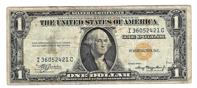 Fr. 2306 $1 1935A North Africa Silver Certificate.
