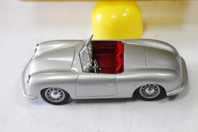 Portachiavi Originale Porsche In Pelle Rossa Con Stemma Metallico - Confezione Regalo Argentata