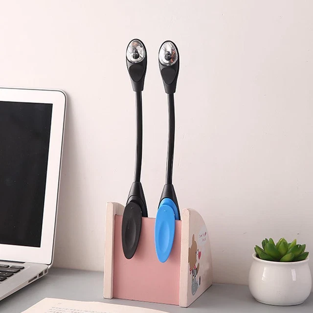 Flexible Clip On Book Laptop LED Reading Light Lamp NEW Portable 2023