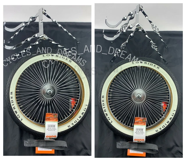 KIT CONTINENTAL VINTAGE – Cage Néon Lowrider – Huile Slick – Pour Vélo 20 Pouces