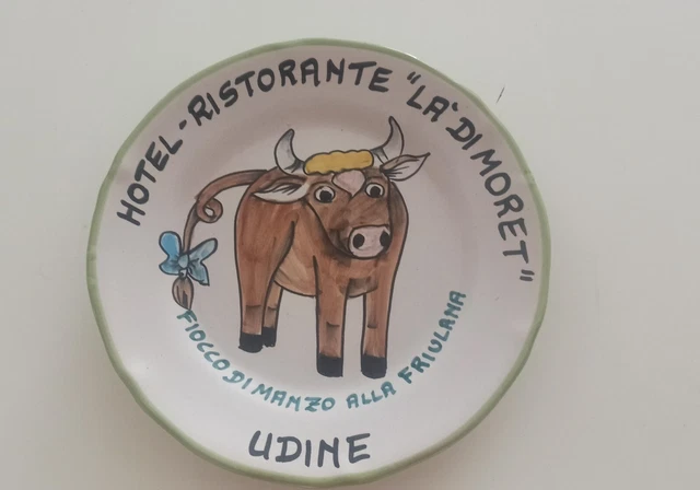 Piatto da collezione Ceramica Artistica Solimene Là DI Moret anno 2000