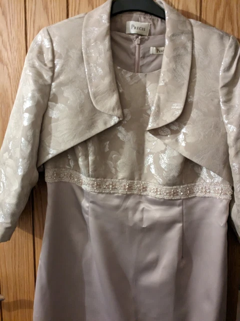 Abito da sposa preciso madre della sposa verde bolero beige 10 occasioni esterno