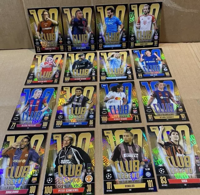 100 HUNDRED CLUB Match Attax Extra 2024 101 Unbeatable 23/24 select