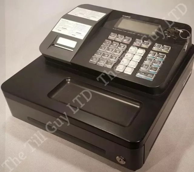 "Slight Use" Black Casio Se-G1 Cash Register Till *Fast And Free Uk Delivery