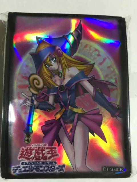 YuGiOh Dark Magician Girl Card Protector Sleeve Japanese 55 Pcs Konami Official