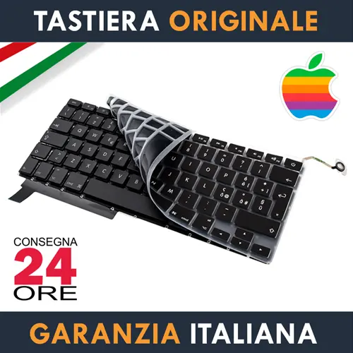 Tastiera Originale Apple MacBook Pro 15" A1286 Italiana dal 2009 al 2012 + Cover