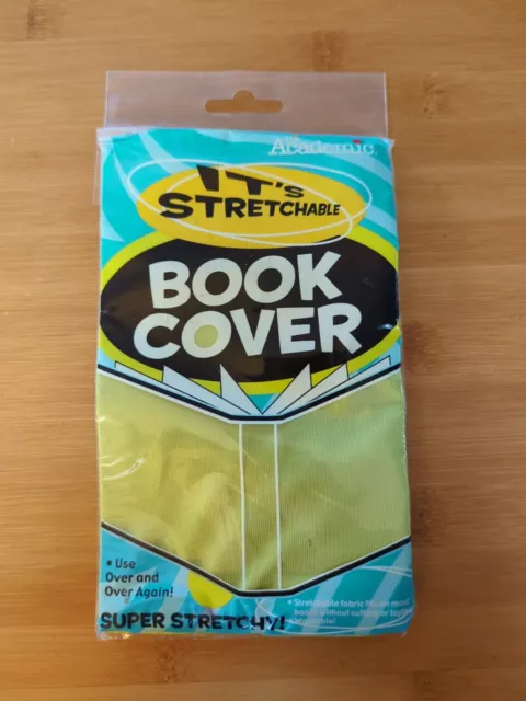 It's Academic One Size Fits Most Green BOOK Cover Stretchy Reusable