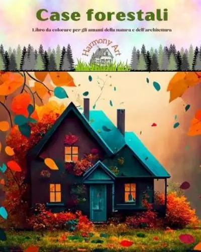 Harmony Art Case forestali Libro da colorare per gli amanti della natura (Poche)