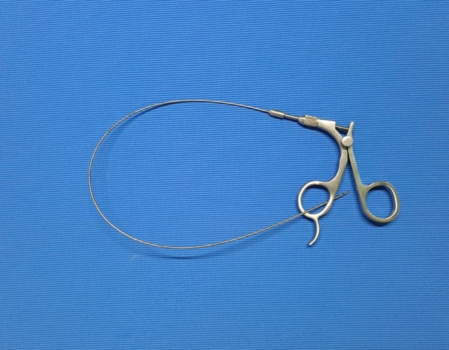 1pc Laparoscopic Hysteroscopy Flexible Alligator 5fr 40cm SS Surgical Instrument