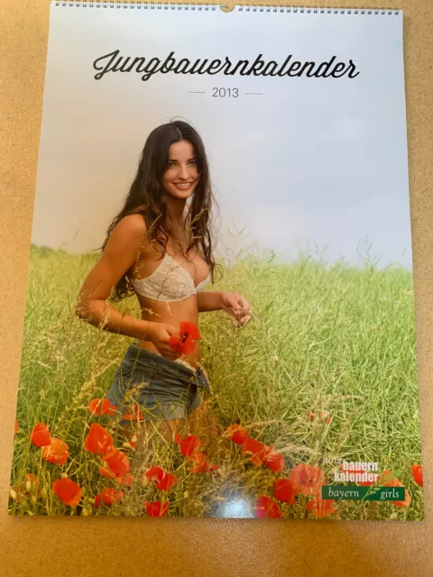 Jungbauern-Kalender 2013, Bayern Girls Edition, wie neu