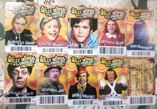 TIMEZONE WILLY WONKA & the Chocolate Factory Coin Pusher Cards - Golden  Ticket $4.00 - PicClick AU
